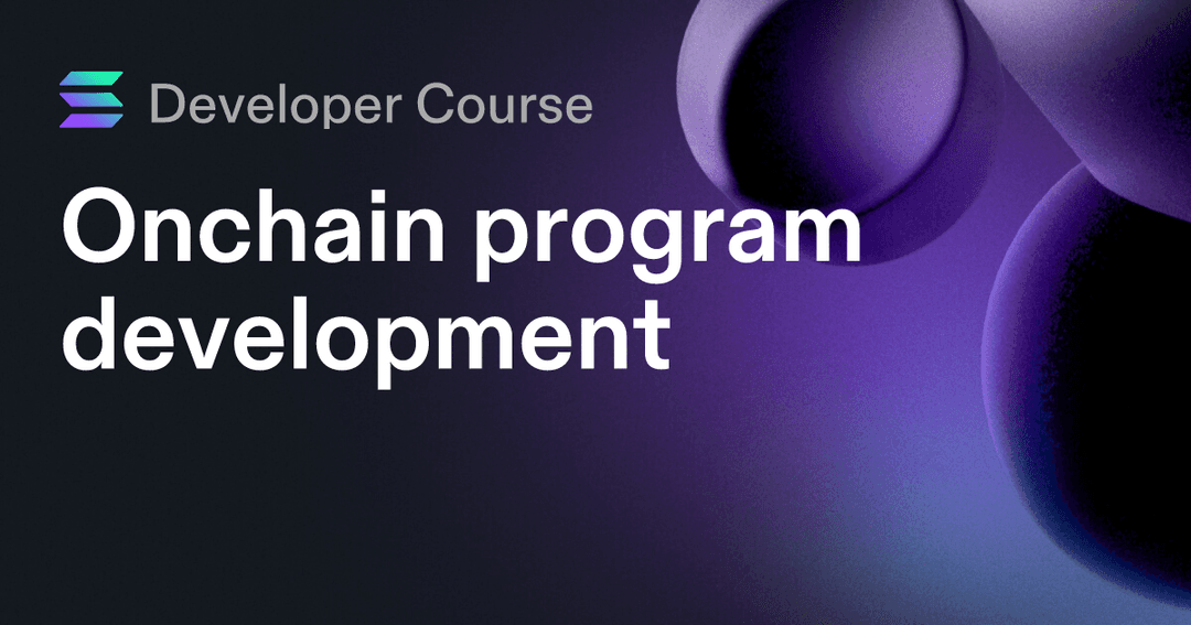 Onchain program development